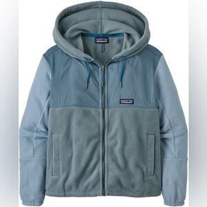 Patagonia‎ Women's Microdini Fleece Hoody Blue Light Blue Size Medium